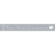 1st Holy Communion Foil Banner